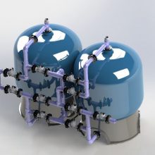 FRP Filter Tank & Frontal Piping